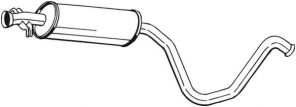 Bosal 281-831 - Stredný tlmič