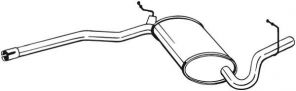 Bosal 282-915 - Stredný tlmič