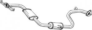 Bosal 283-077 - Stredný tlmič
