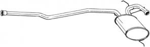Bosal 283-219 - Stredný tlmič