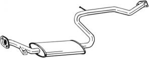 Bosal 283-837 - Stredný tlmič -