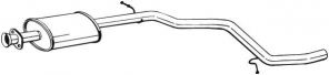 Bosal 284-109 - Stredný tlmič