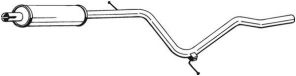 Bosal 284-357 - Stredný tlmič -