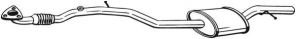 Bosal 284-527 - Stredný tlmič -
