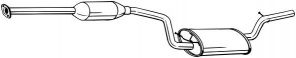 Bosal 288-203 - Stredný tlmič -