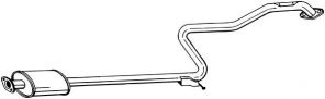 Bosal 290-109 - Stredný tlmič -