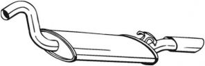 Bosal 105-015 - Zadný tlmič