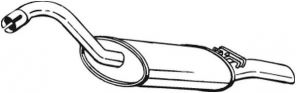 Bosal 105-017 - Zadný tlmič -