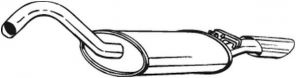 Bosal 105-119 - Zadný tlmič -