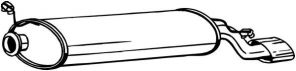 Bosal 135-217 - Zadný tlmič -