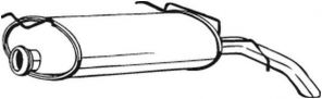 Bosal 135-527 - Zadný tlmič
