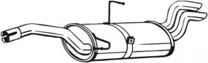 Bosal 135-571 - Zadný tlmič -