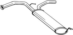 Bosal 135-723 - Zadný tlmič -