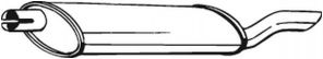 Bosal 141-003 - Zadný tlmič -