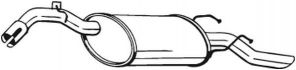 Bosal 141-213 - Zadný tlmič -