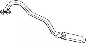 Bosal 145-003 - Zadný tlmič -