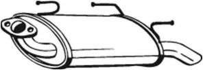Bosal 145-603 - Zadný tlmič