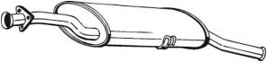 Bosal 148-239 - Zadný tlmič -