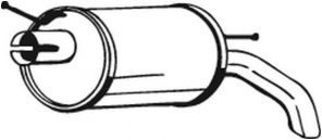 Bosal 154-511 - Zadný tlmič -