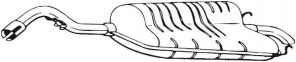 Bosal 154-907 - Zadný tlmič -