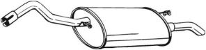 Bosal 154-953 - Zadný tlmič