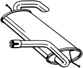 Bosal 154-995 - Zadný tlmič