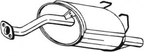 Bosal 163-723 - Zadný tlmič -