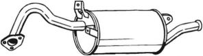 Bosal 177-159 - Zadný tlmič