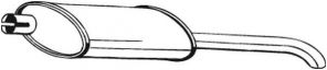 Bosal 185-021 - Zadný tlmič -