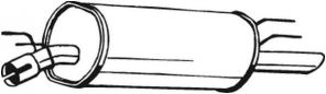 Bosal 185-351 - Zadný tlmič -