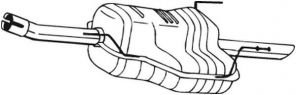 Bosal 185-471 - Zadný tlmič -