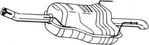 Bosal 185-477 - Zadný tlmič -