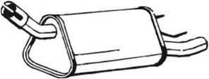 Bosal 185-613 - Zadný tlmič -