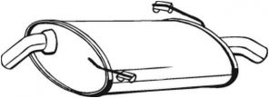 Bosal 190-239 - Zadný tlmič