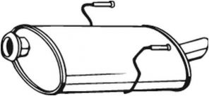 Bosal 190-275 - Zadný tlmič