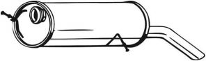 Bosal 190-511 - Zadný tlmič -