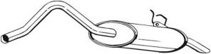 Bosal 200-003 - Zadný tlmič -