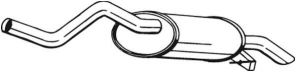 Bosal 200-401 - Zadný tlmič -