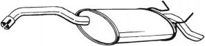 Bosal 200-543 - Zadný tlmič -
