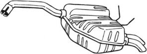 Bosal 200-733 - Zadný tlmič