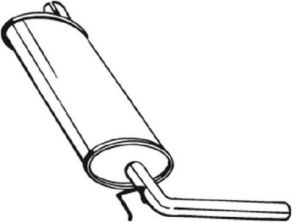 Bosal 200-965 - Zadný tlmič -