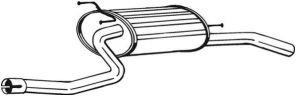 Bosal 219-137 - Zadný tlmič -