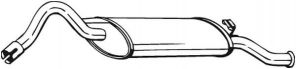 Bosal 220-651 - Zadný tlmič -
