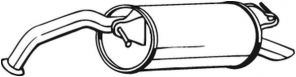 Bosal 228-475 - Zadný tlmič -