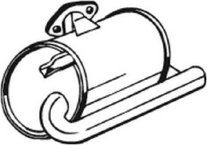 Bosal 229-683 - Zadný tlmič -