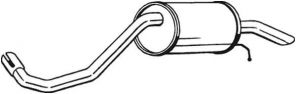 Bosal 233-419 - Zadný tlmič -