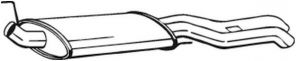 Bosal 233-779 - Zadný tlmič -