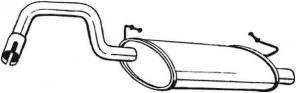 Bosal 235-203 - Zadný tlmič -