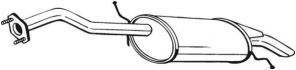 Bosal 278-125 - Zadný tlmič -