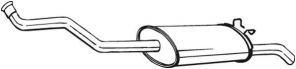 Bosal 278-221 - Zadný tlmič -